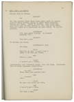 Moe Howard's 35pp. Script Dated March 1936 for The Three Stooges Film ''Half-Shot Shooters'' -- Very Good Plus Condition